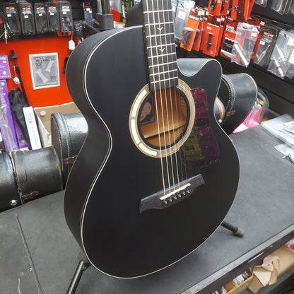 Mantic GT-1ACBK Acoustic Guitar - Satin Black (USED) SN# 22073277