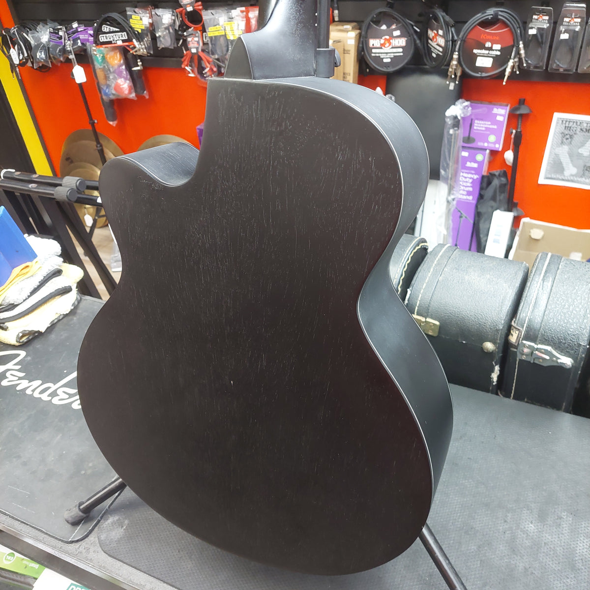 Mantic GT-1ACBK Acoustic Guitar - Satin Black (USED) SN# 22073277