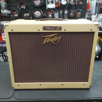 1990s-2000s Peavey Classic 30 Guitar Amplifier 30-Watt, 1x12" Speaker w/ Original Owners Manual (USED) "Reverb Not Working" SN# 08672658 "Made In USA"