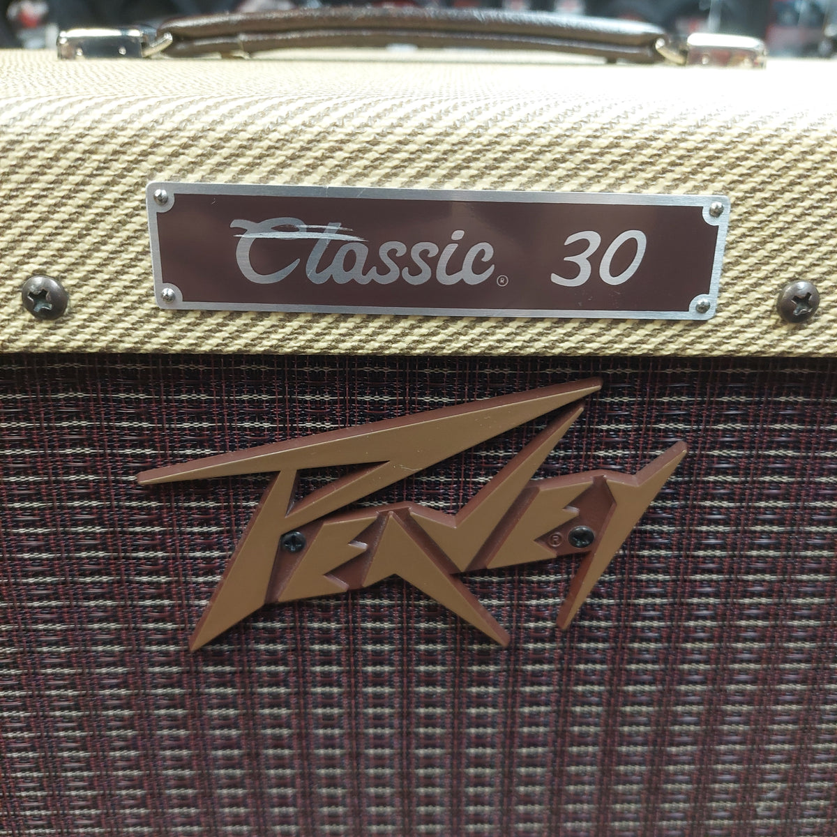 1990s-2000s Peavey Classic 30 Guitar Amplifier 30-Watt, 1x12" Speaker w/ Original Owners Manual (USED) "Reverb Not Working" SN# 08672658 "Made In USA"