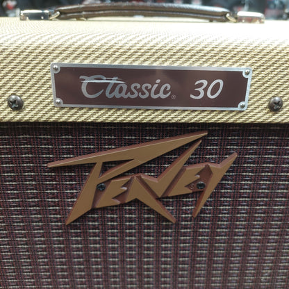 1990s-2000s Peavey Classic 30 Guitar Amplifier 30-Watt, 1x12" Speaker w/ Original Owners Manual (USED) "Reverb Not Working" SN# 08672658 "Made In USA"