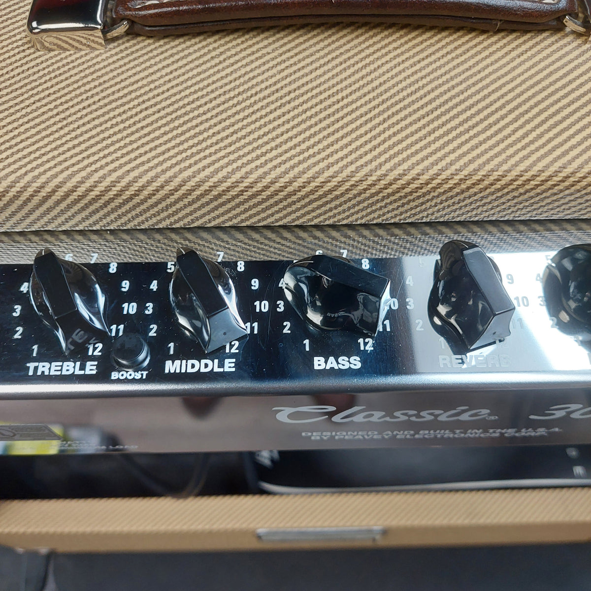 1990s-2000s Peavey Classic 30 Guitar Amplifier 30-Watt, 1x12" Speaker w/ Original Owners Manual (USED) "Reverb Not Working" SN# 08672658 "Made In USA"