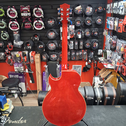 Glen Burton Hollow Body Electric Guitar - Cherry Sunburst (USED)