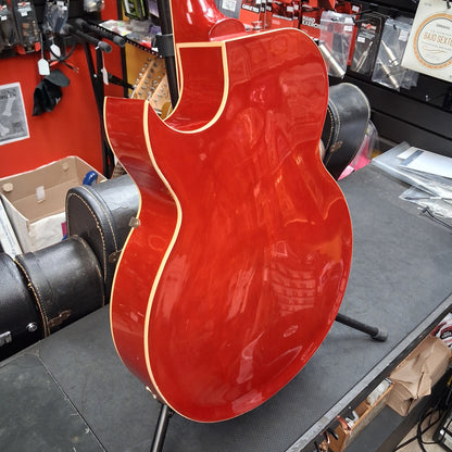 Glen Burton Hollow Body Electric Guitar - Cherry Sunburst (USED)