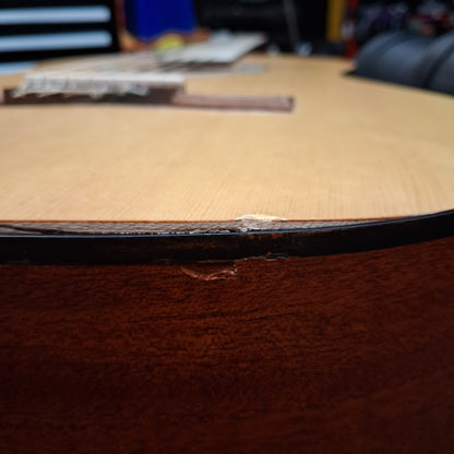 Sunlite CM-100 Classical Guitar - Natural (USED) "Sold As Is" Has Minor Damage To Bottom Of Guitar