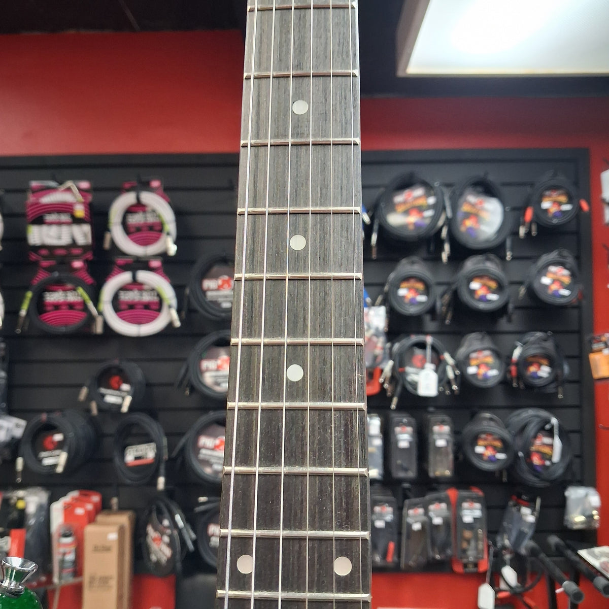 Pyle Electric Guitar w/ Humbucker Pickups - Green Tiger Finish (USED)