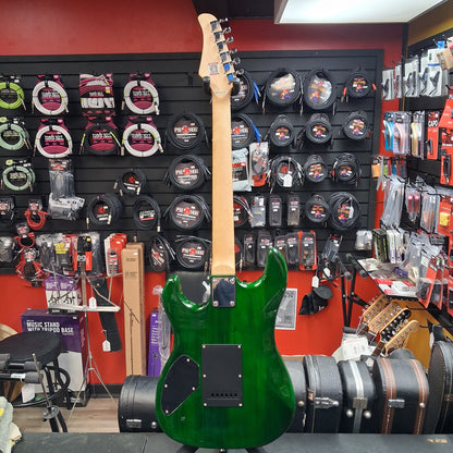 Pyle Electric Guitar w/ Humbucker Pickups - Green Tiger Finish (USED)