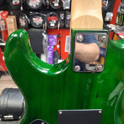Pyle Electric Guitar w/ Humbucker Pickups - Green Tiger Finish (USED)