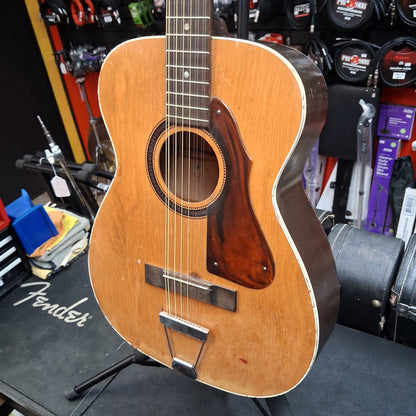 1970's Stella Harmony H913 12-String Acoustic Guitar - Natural w/ Hard Case (USED) "Made In USA"