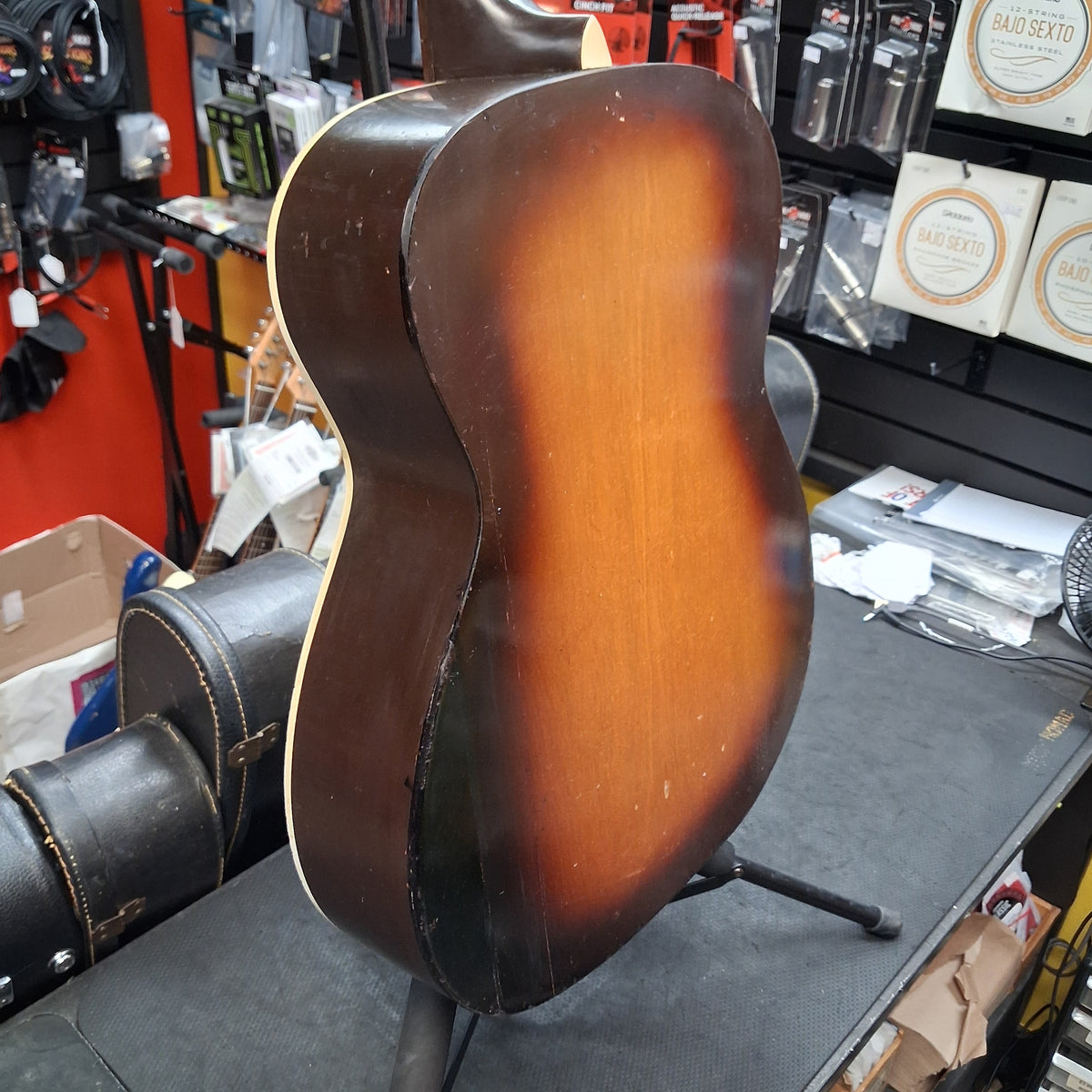 1970's Stella Harmony H913 12-String Acoustic Guitar - Natural w/ Hard Case (USED) "Made In USA"