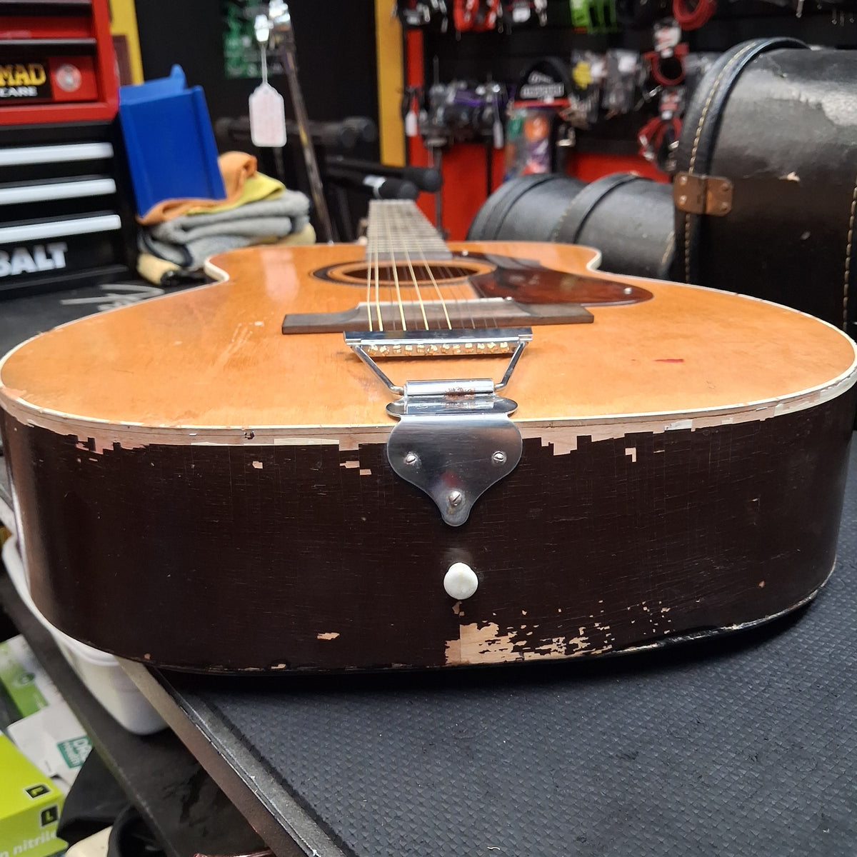 1970's Stella Harmony H913 12-String Acoustic Guitar - Natural w/ Hard Case (USED) "Made In USA"