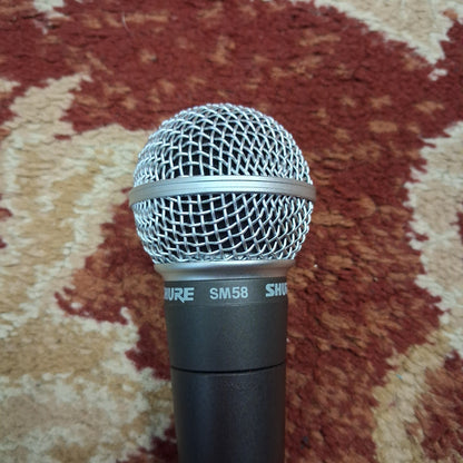 Shure SM58 Dynamic Microphone w/ Pouch & Manual (USED)