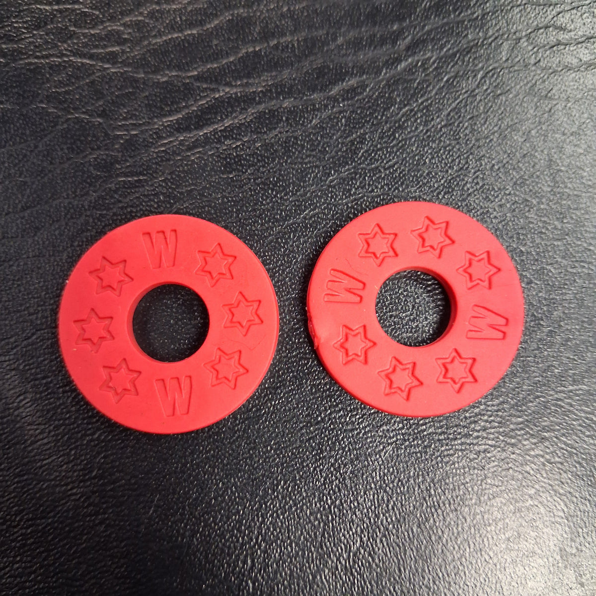 Guitar Strap Locks Rubber Silicone - Red