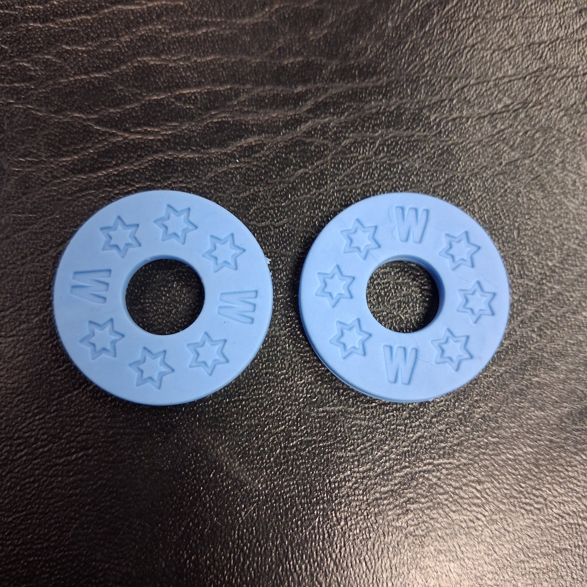 Guitar Strap Locks Rubber Silicone - Baby Blue
