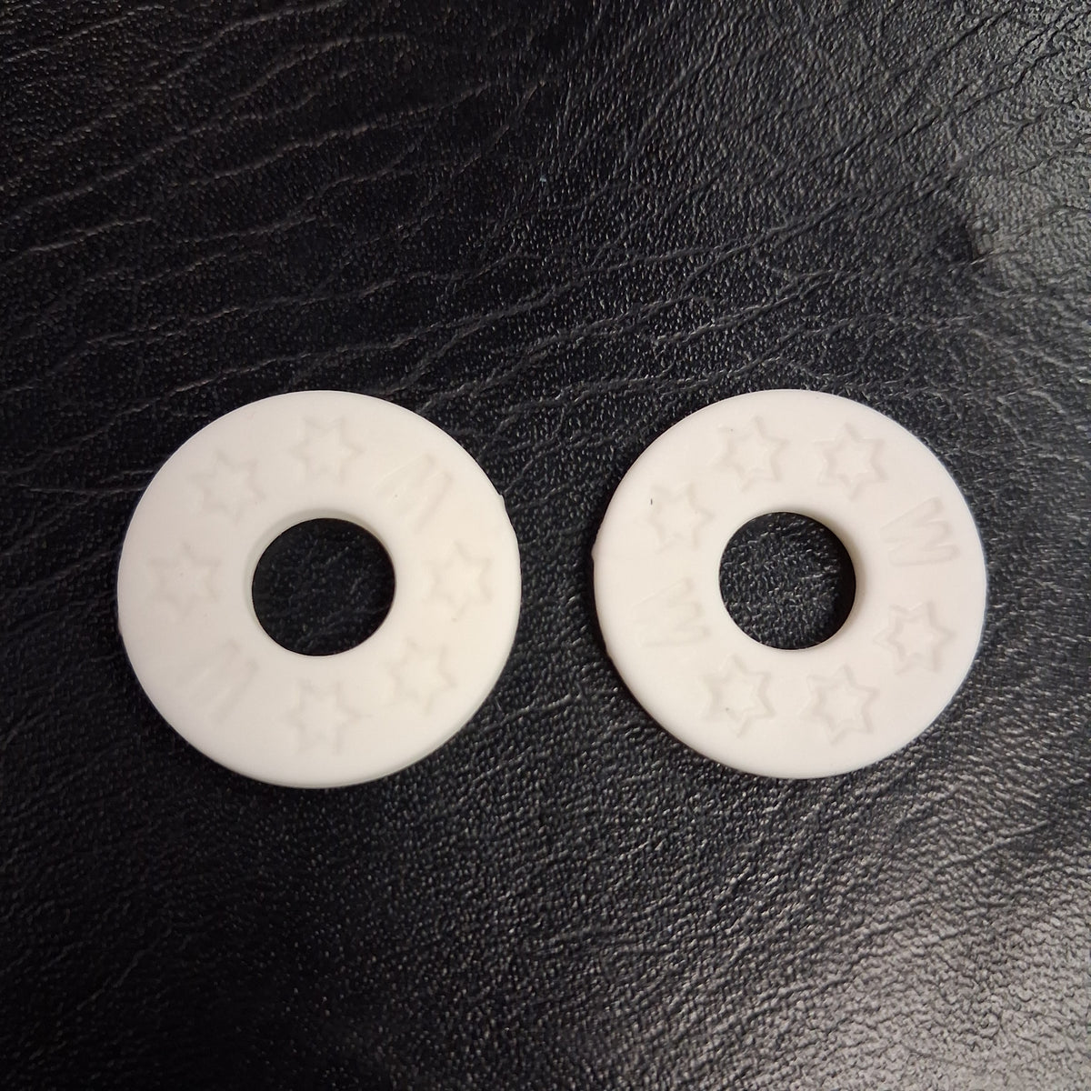 Guitar Strap Locks Rubber Silicone - White