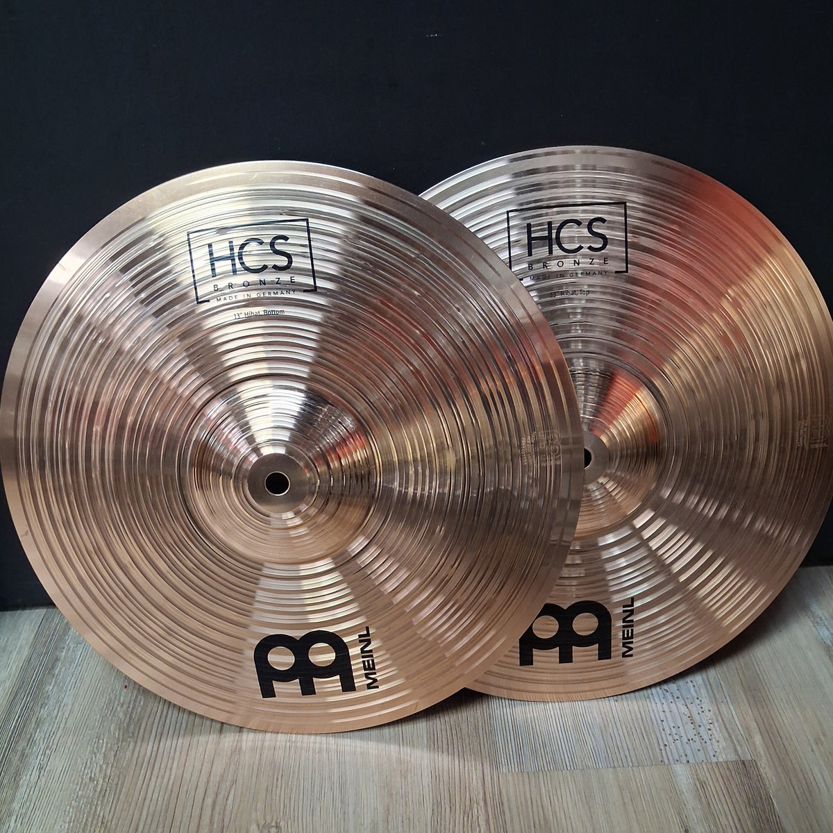 Meinl HCS Bronze 13" Hi-Hats "Pair" (USED) "Made In Germany"