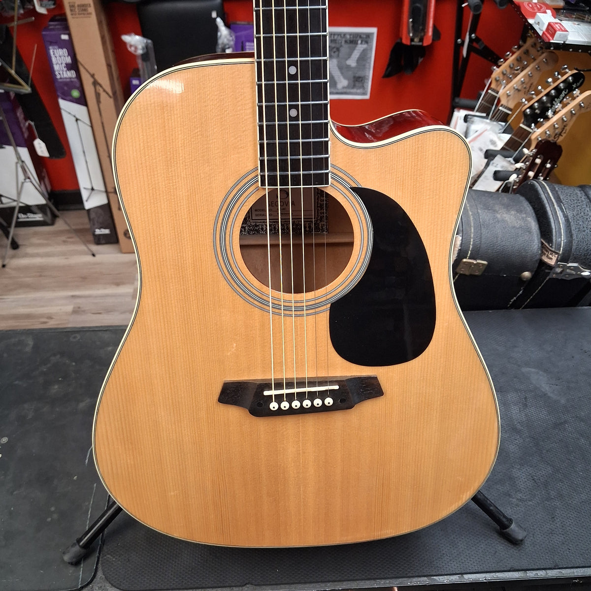 2000's Segovia AG-8C Acoustic/Electric Guitar – Natural (USED) SN# YFRD0472