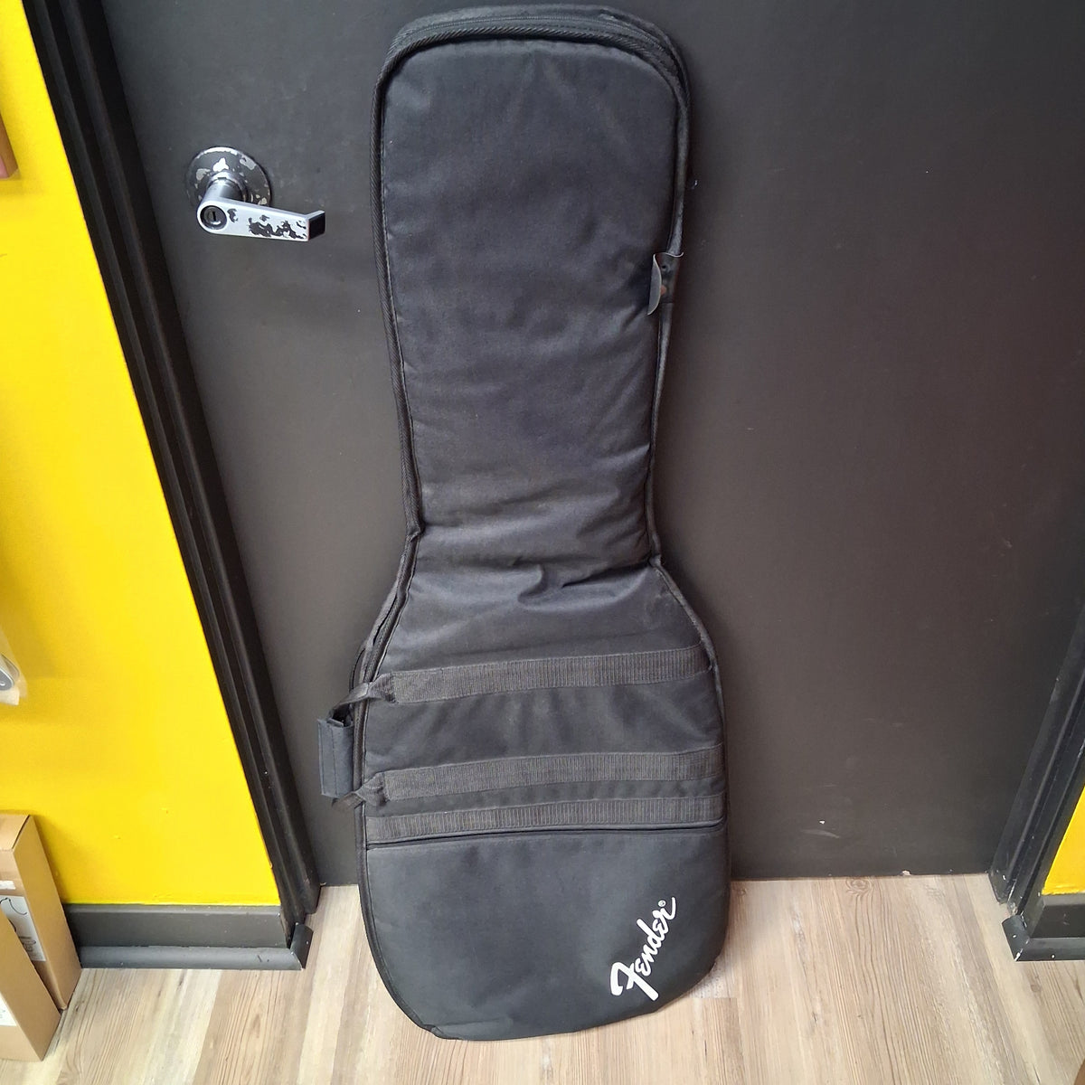 Fender Electric Guitar Gig Bag - Black (USED) "Has Broken Zipper On Pocket"
