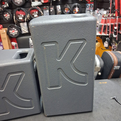 KUSTOM KPS PROFILE SYSTEM ONE 5-CHANNEL PORTABLE PA, 100W w/ DUAL 6.5” PA SPEAKERS w/ SPEAKER CABLES & POWER CABLE (USED) SN# 0251-000965 "EFFECTS NOT WORKING"