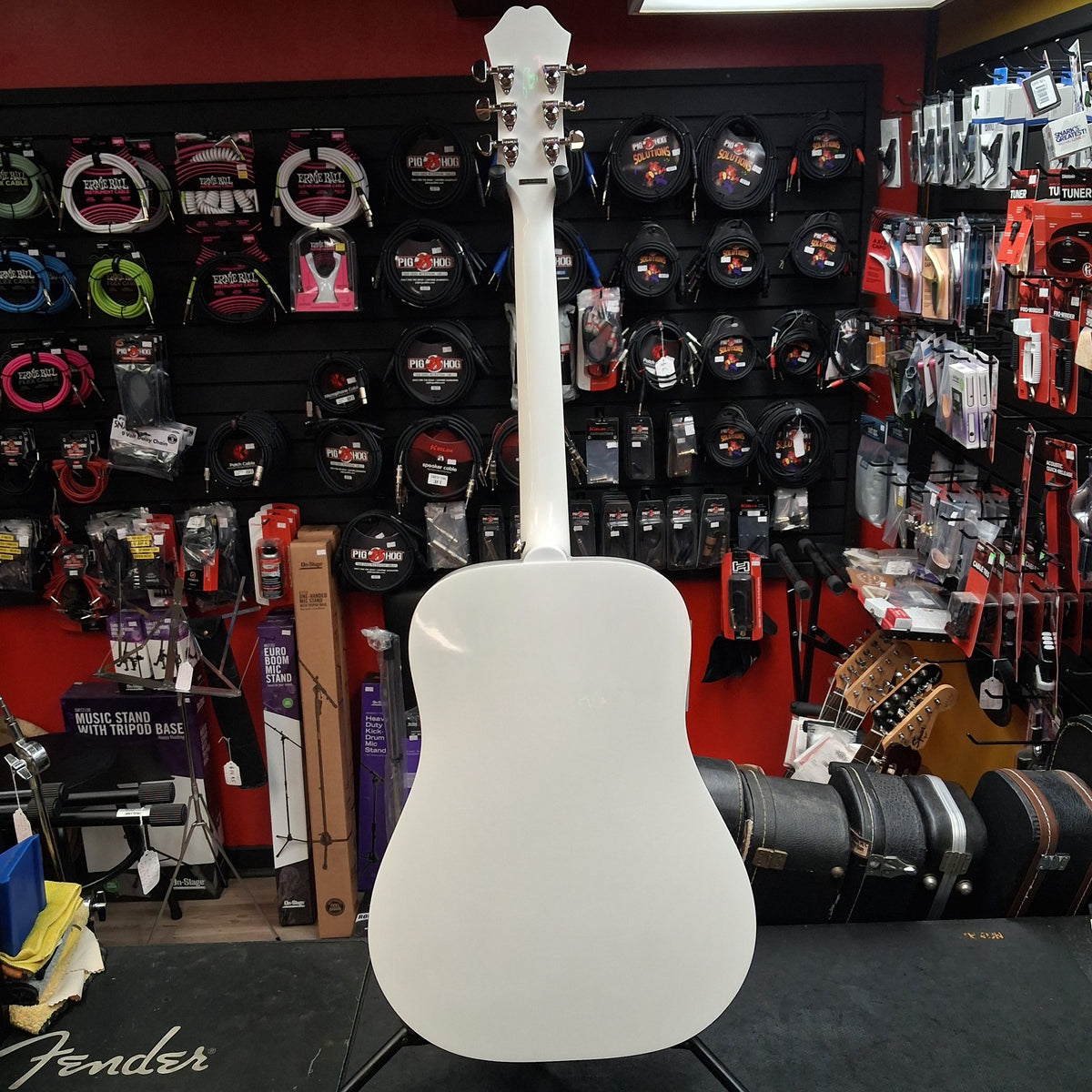 2025 Epiphone Dove Pro Acoustic/Electric Guitar - Alpine White w/ Grover Tuners SN# 25092304751 "Limited Edition"