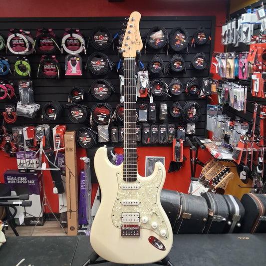 Fretlight 400 Series S Type Electric Guitar - White (USED)