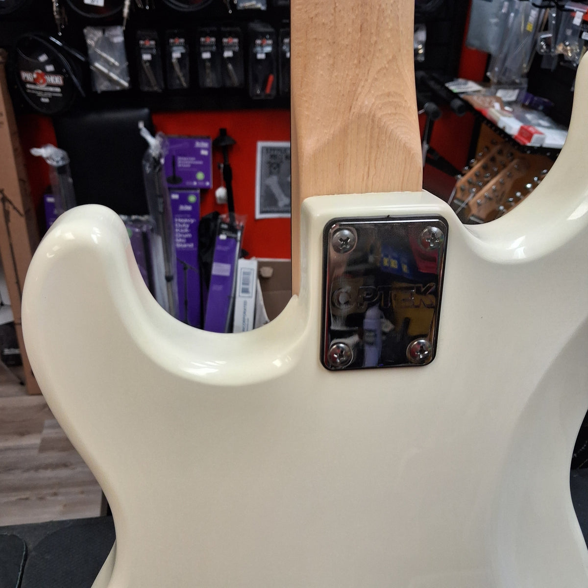 Fretlight 400 Series S Type Electric Guitar - White (USED)