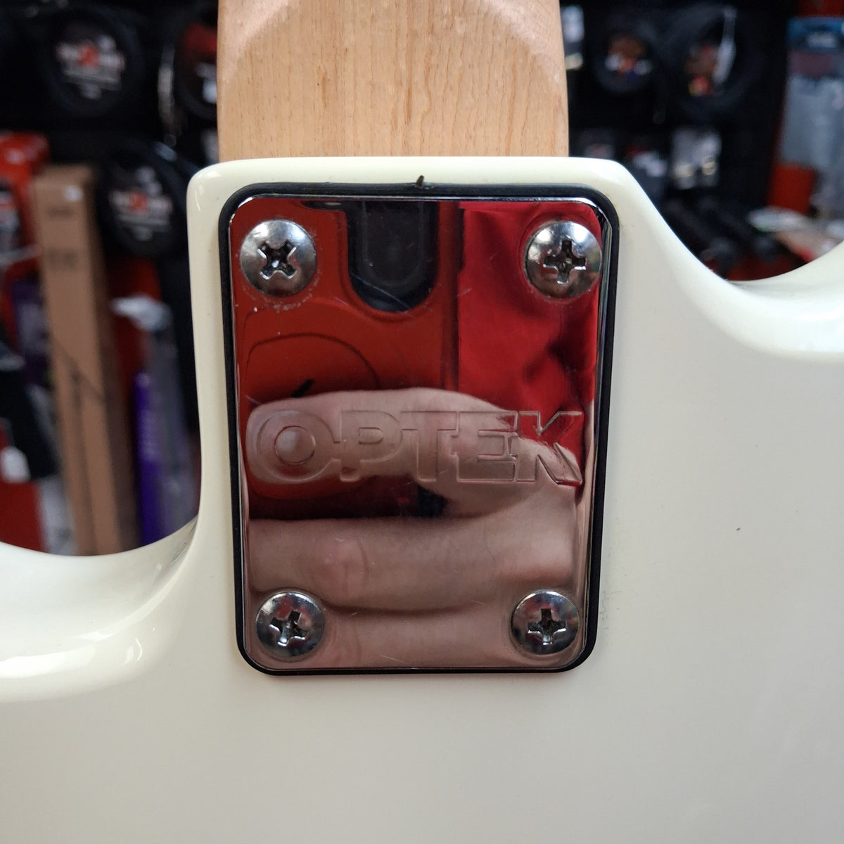 Fretlight 400 Series S Type Electric Guitar - White (USED)