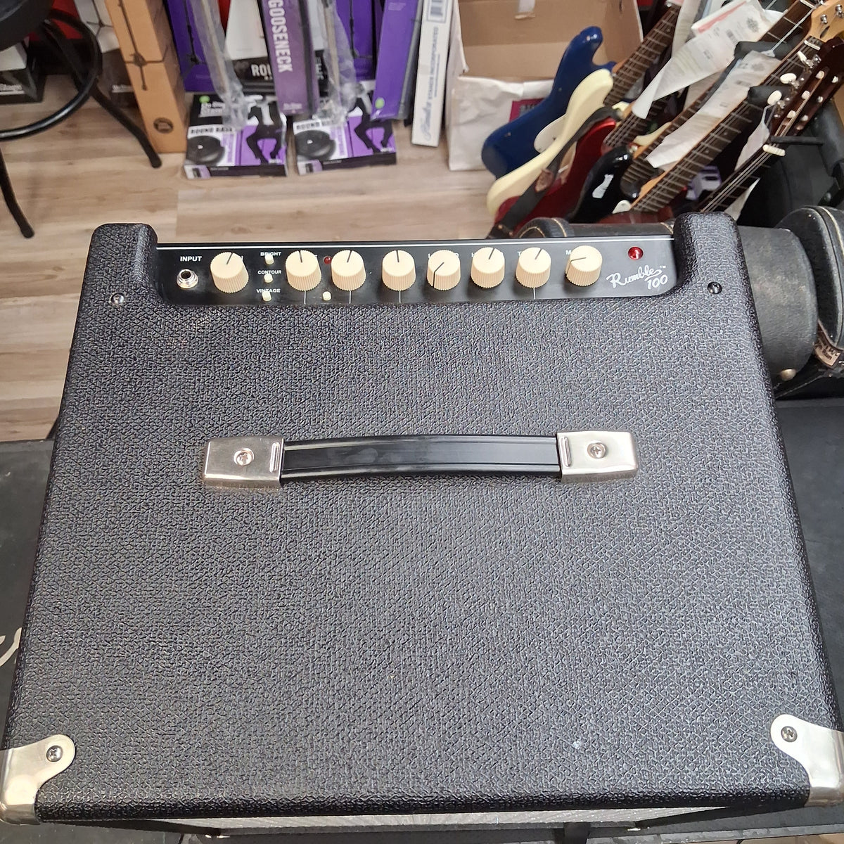 2017 Fender Rumble 100 (V3) Bass Amplifier 1x12" 100 Watts SN# ICTJ17357283