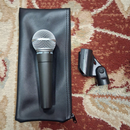 Shure SM58 Dynamic Vocal Microphone w/ Clip & Pouch (USED)