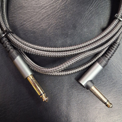 JSAUX Instrument Cable 10 Feet Straight To Right Angle - Gray (USED)