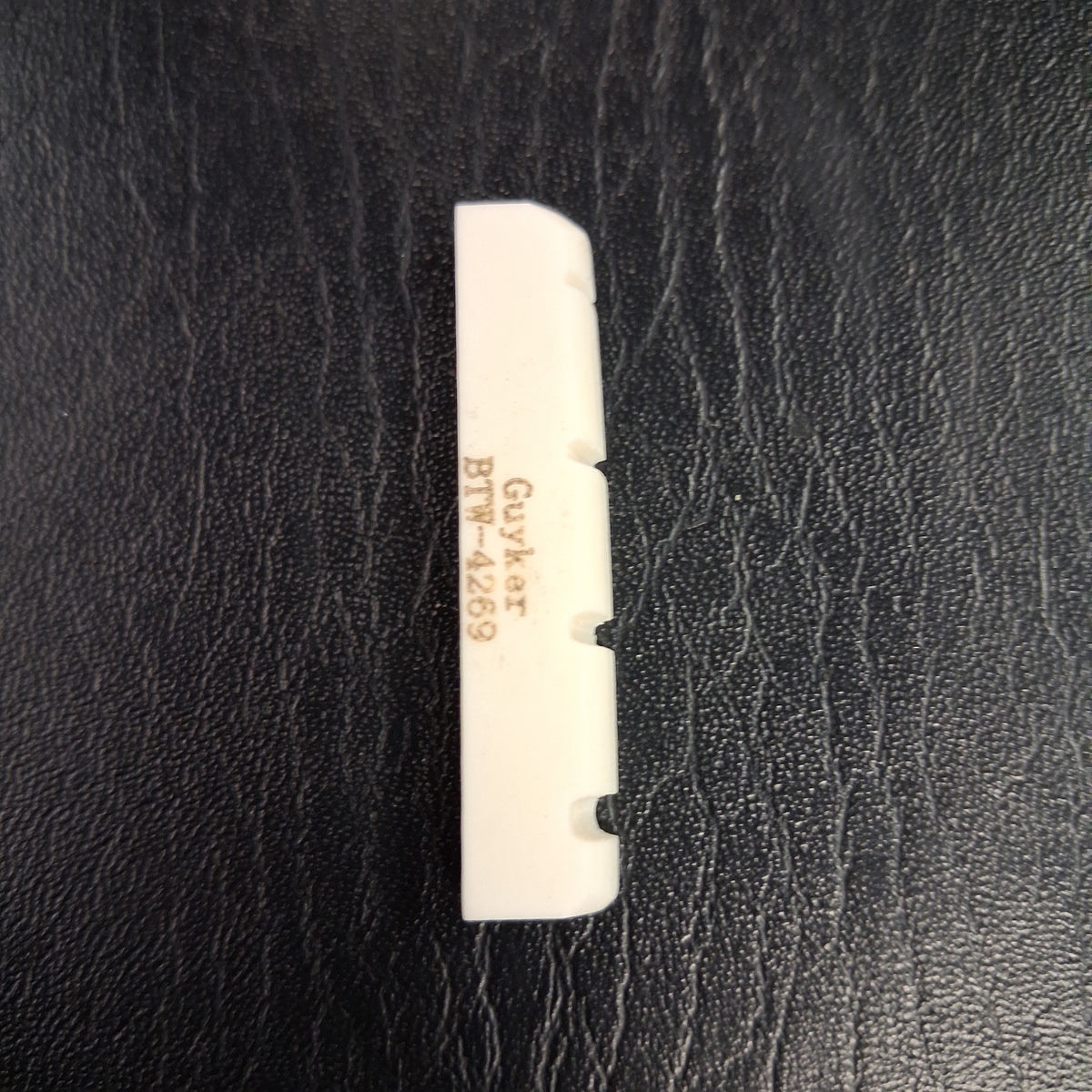 Bass Guitar Bone Nut - 4 String Flat Bottom Pre-Slotted 42x6x9mm