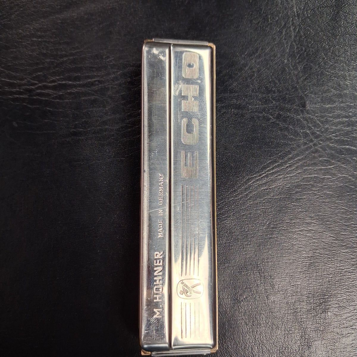 M. Hohner Echo No. 2209 Harmonica Key Of F w/ Case (USED) "Made In Germany"