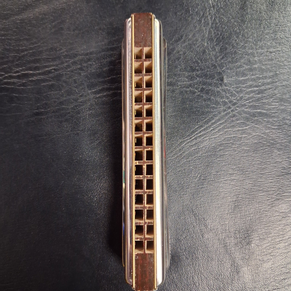 M. Hohner Echo No. 2209 Harmonica Key Of F w/ Case (USED) "Made In Germany"