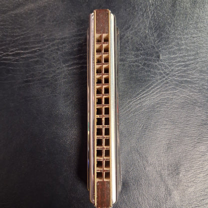 M. Hohner Echo No. 2209 Harmonica Key Of F w/ Case (USED) "Made In Germany"