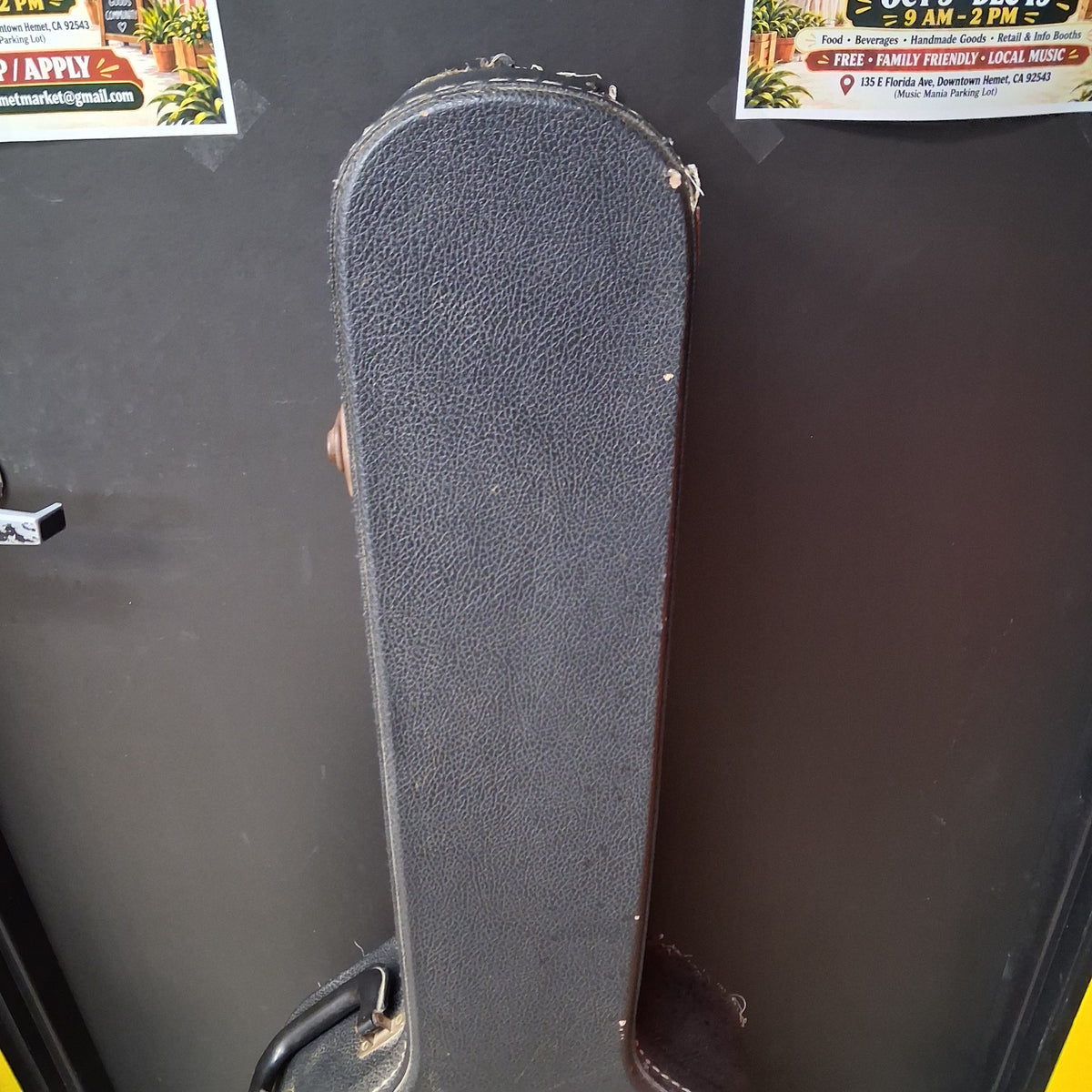 Vintage Alvarez 12-String Acoustic Guitar Hard Case - Black (USED)
