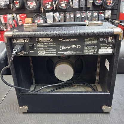2021 Fender Champion 20 Amplifier 20-Watts, 1x8" SN# CGPC21006229