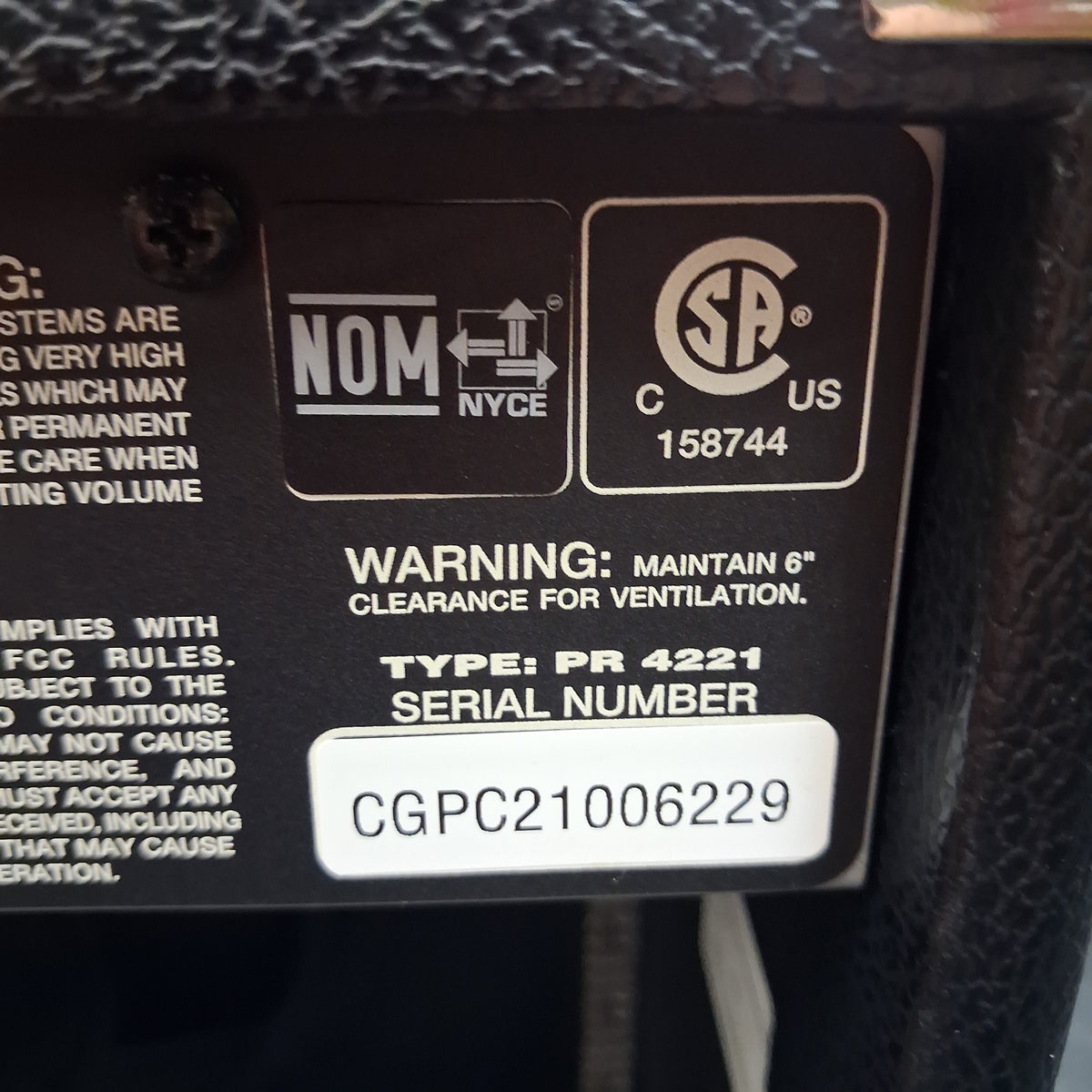 2021 Fender Champion 20 Amplifier 20-Watts, 1x8" SN# CGPC21006229