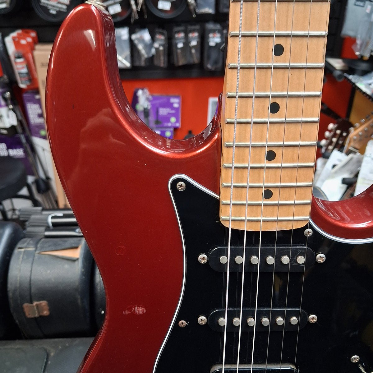 1991 Fender Prodigy Electric Guitar - Crimson Red w/ Fender Hard Case "Made In USA" SN# N1009115