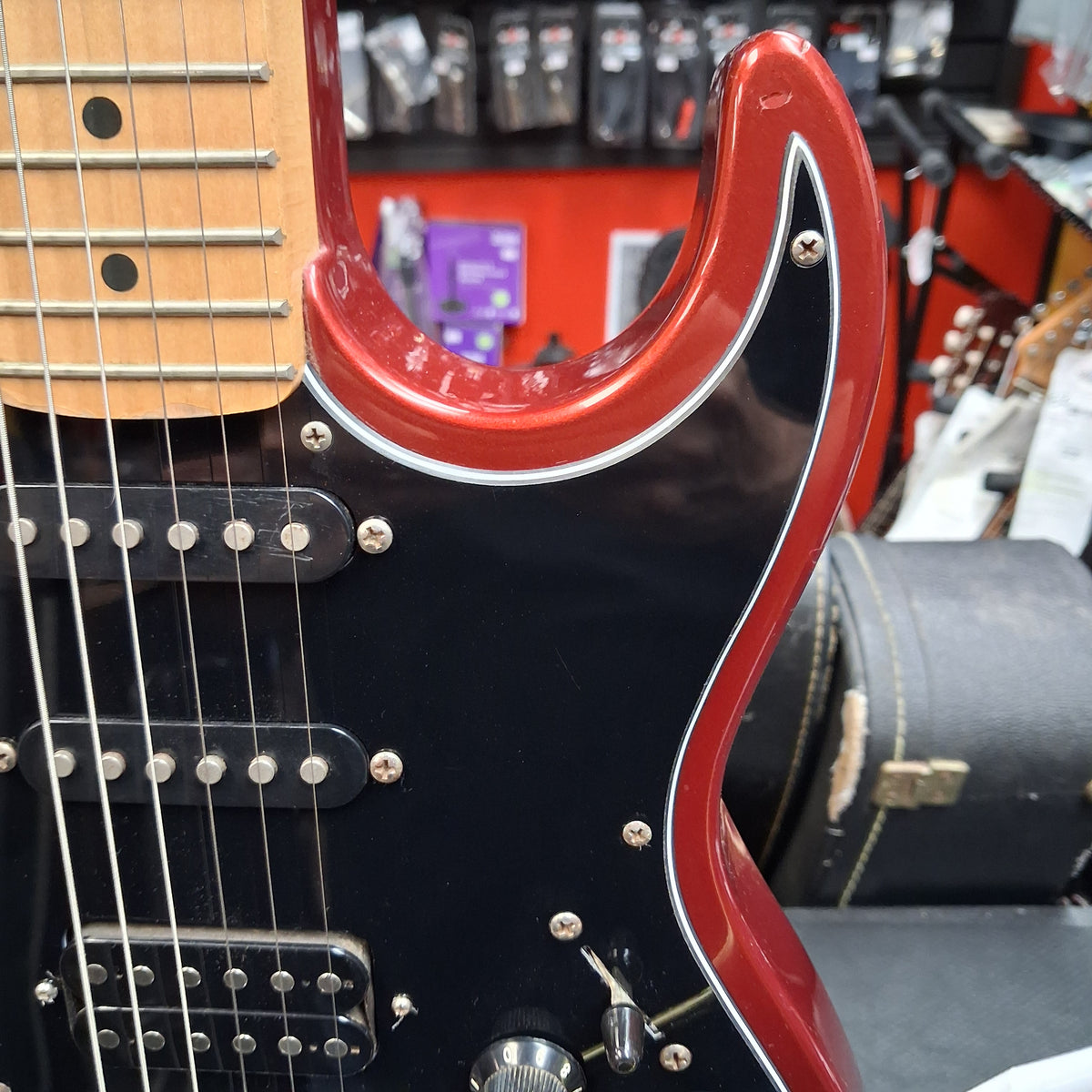 1991 Fender Prodigy Electric Guitar - Crimson Red w/ Fender Hard Case "Made In USA" SN# N1009115