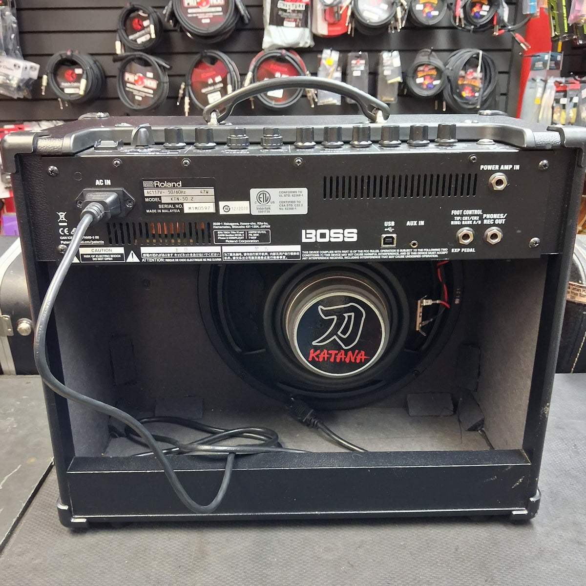 2020 Boss Katana-50 MK-II Modeling Guitar Combo Amplifier 50-Watts 1x12" (USED) SN# M1M0597