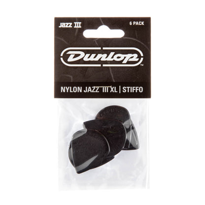 DUNLOP JAZZ III XL STIFFO PICKS 6-PACK - 47-XLS