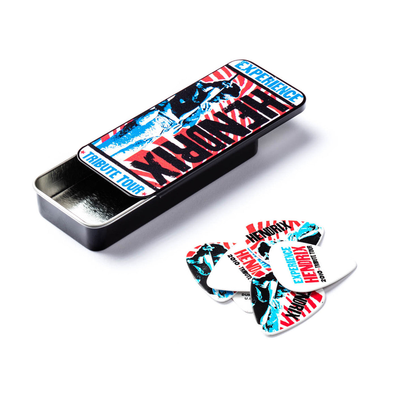 DUNLOP JIMI HENDRIX TRIBUTE TOUR PICK TIN 1 2-PACK - JHPT09M