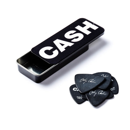 DUNLOP JOHNNY CASH BOLD HEAVY GAUGE PICK TIN 6-PACK - JCPT04H