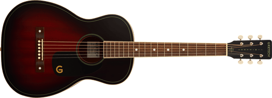 Gretsch Jim Dandy Parlor, Walnut Fingerboard, Black Pickguard - Deep Cherry Burst SN# IWA2619392