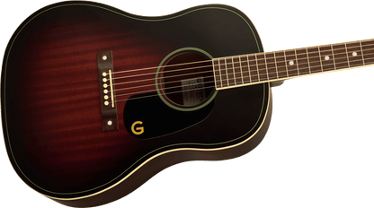 Gretsch Jim Dandy Dreadnought, Walnut Fingerboard, Black Pickguard - Deep Cherry Burst SN# IWA2619392