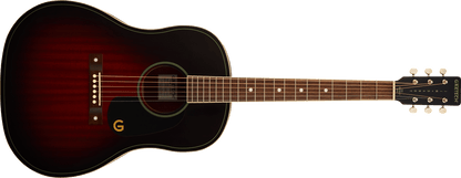 Gretsch Jim Dandy Dreadnought, Walnut Fingerboard, Black Pickguard - Deep Cherry Burst SN# IWA2619392