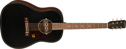Gretsch Deltoluxe Dreadnought, Walnut Fingerboard, Tortoiseshell Pickguard - Black Top SN# IWA2615533