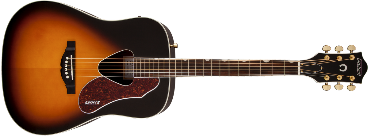 Gretsch G5024E Rancher Dreadnought Acoustic/Electric Guitar, Fishman Pickup System - Sunburst SN# IS260602274