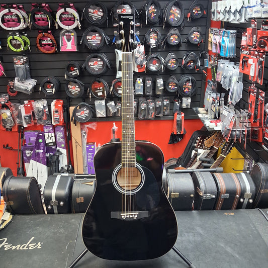 Huntington GA41 Acoustic Guitar - Black Gloss (USED)