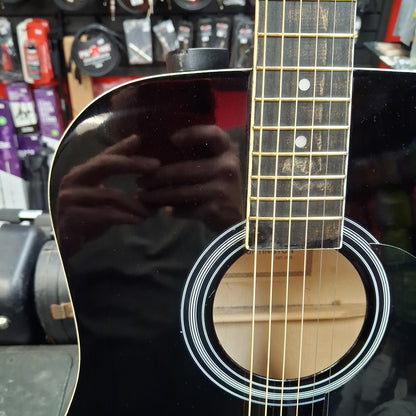 Huntington GA41 Acoustic Guitar - Black Gloss (USED)
